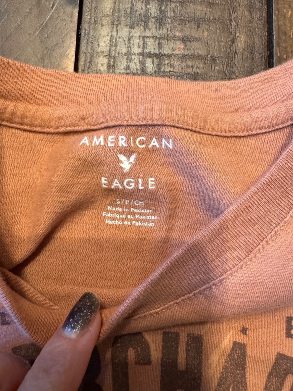 American Eagle Vintage-Inspired "Supercharged Fireworks" Graphic T-Shirt. Small - Picture 4 of 8